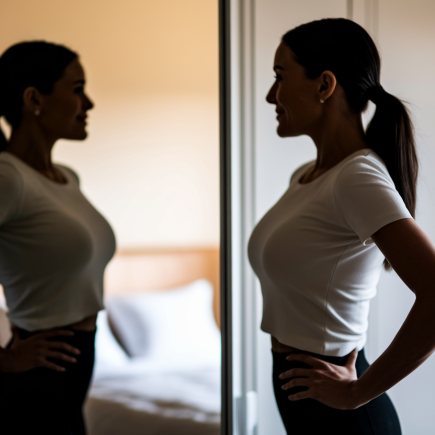 femme-miroir-silhouette-chambre