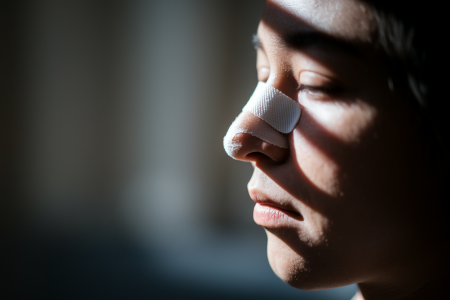 grosplan-profil-pansement-nez