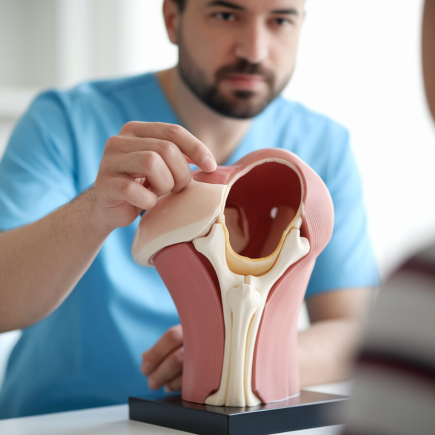 medecin-patient-modele-epaule-labrum
