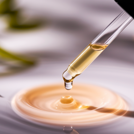 pipette-serum-goutte-lumineuse-surface