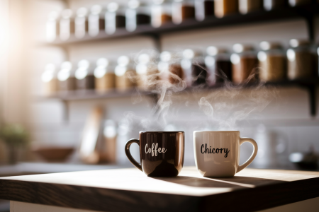 tasses-cafe-chicoree-comptoir-bois