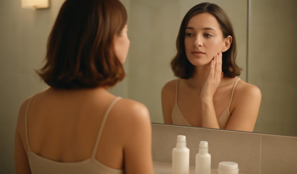 femme-miroir-salle-bain-elegante