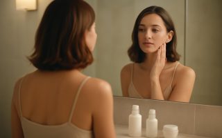 femme-miroir-salle-bain-elegante