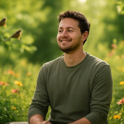 personne-jardin-ensoleille-fleurs-serenite