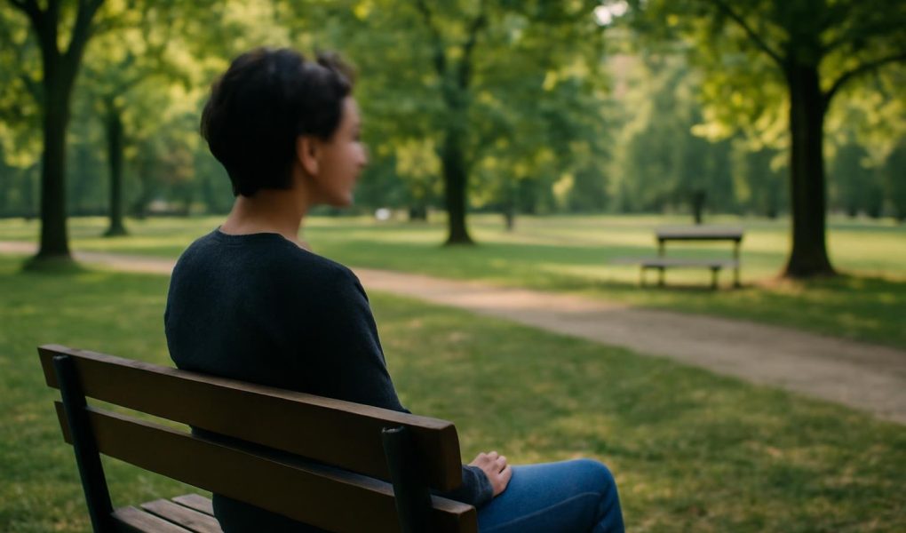 personne-parc-arbres-ambiance-paisible