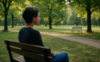 personne-parc-arbres-ambiance-paisible