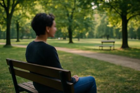personne-parc-arbres-ambiance-paisible