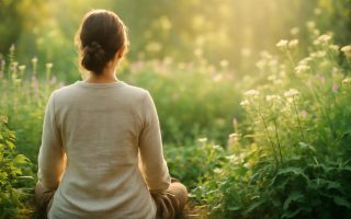 personne-jardin-plantes-medicinales-soleil