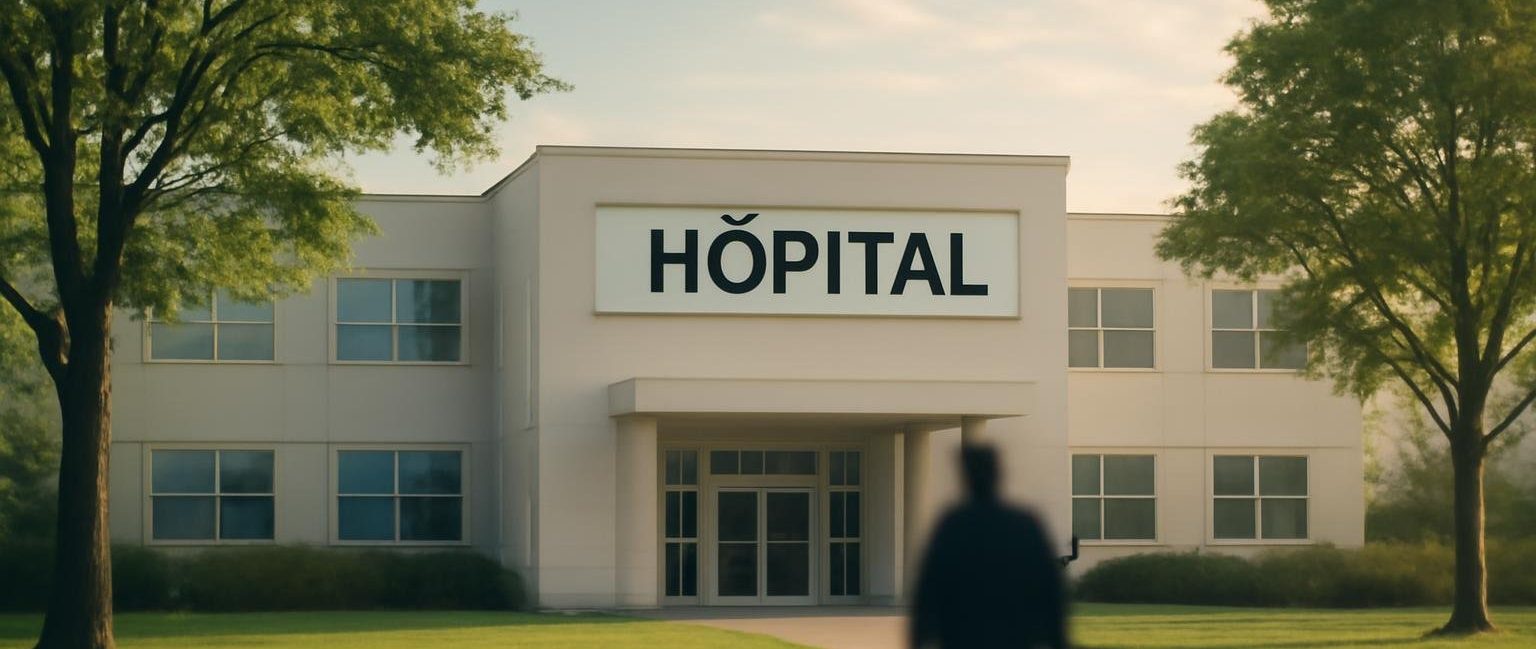 hopital-exterieur-arbres-ciel-serein