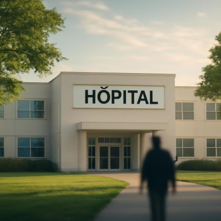 hopital-exterieur-arbres-ciel-serein