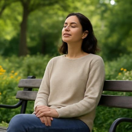 personne-banc-arbres-fleurs