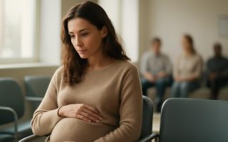 femme-enceinte-salle-attente-lumineuse
