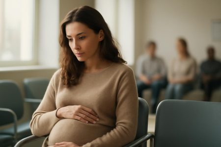 femme-enceinte-salle-attente-lumineuse