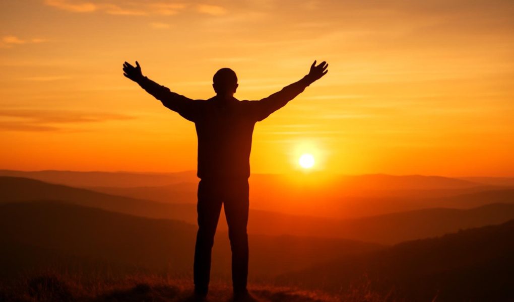 personne-colline-lever-soleil-victoire