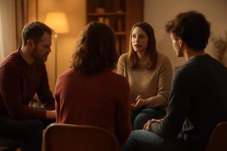 personnes-assises-cercle-salon-chaleureux