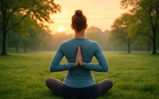 personne-yoga-parc-soleil-lever