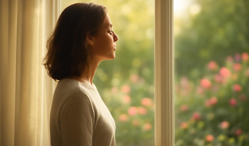 personne-fenetre-regard-jardin-fleuri