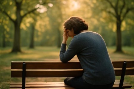 personne-banc-parc-arbres-lumiere