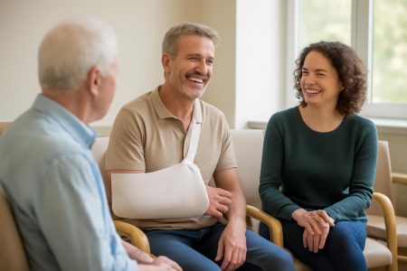 patients-discussion-salle-attente-lumineuse