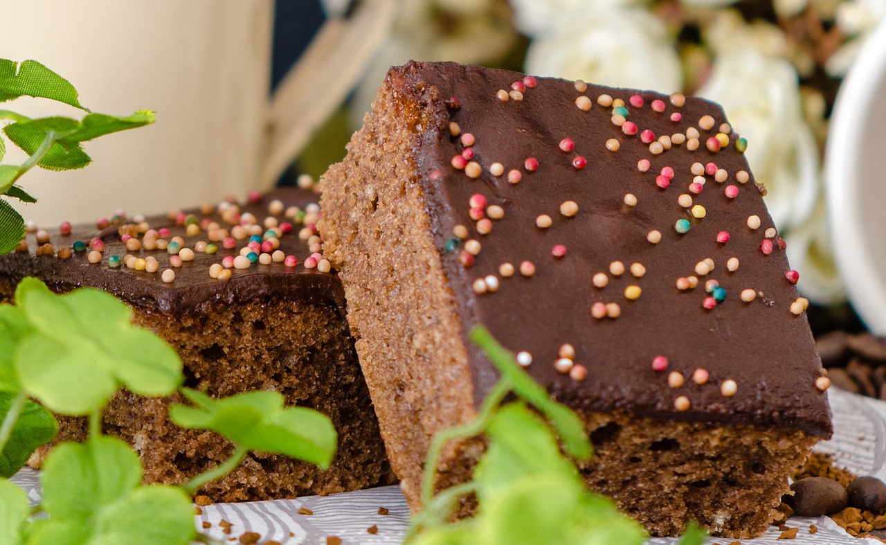 Gâteau chocolaté type space cake
